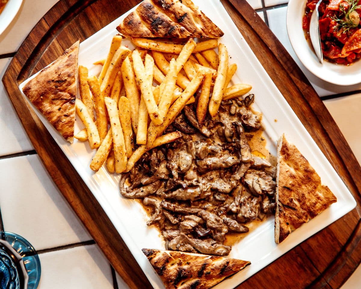 Bakje friet kebab